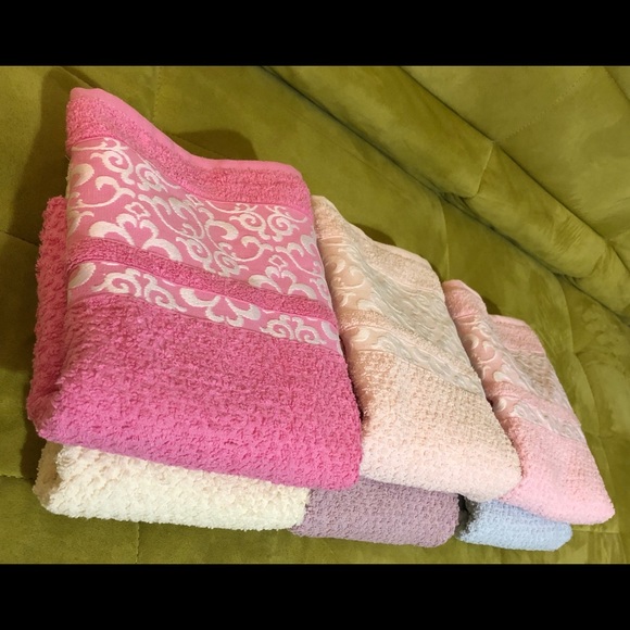 Luxury Cotton Embroidered Turkish Hand Towel - Picture 3 of 6